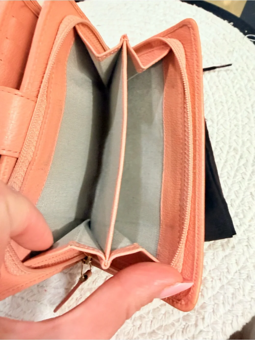 CHANEL Camellia L-Zip Pocket Wallet Pink Lambskin Gold Hardware + Dust Bag